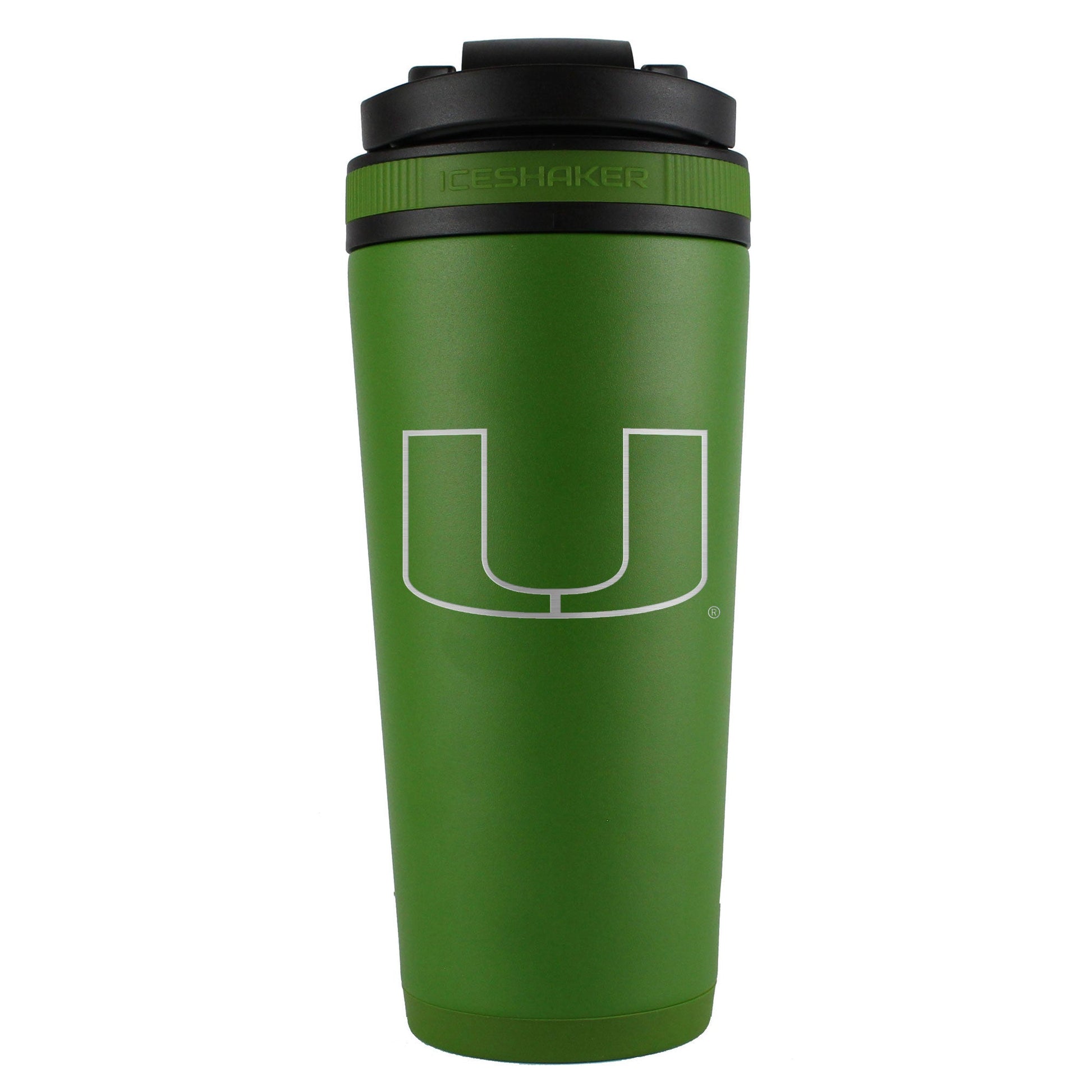 Officially Licensed University of Miami 26oz Ice Shaker - Angler's Pro Tackle & Outdoors