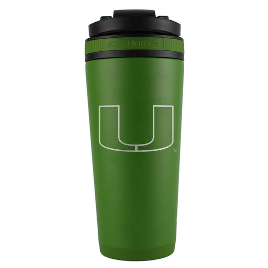 Officially Licensed University of Miami 26oz Ice Shaker - Angler's Pro Tackle & Outdoors