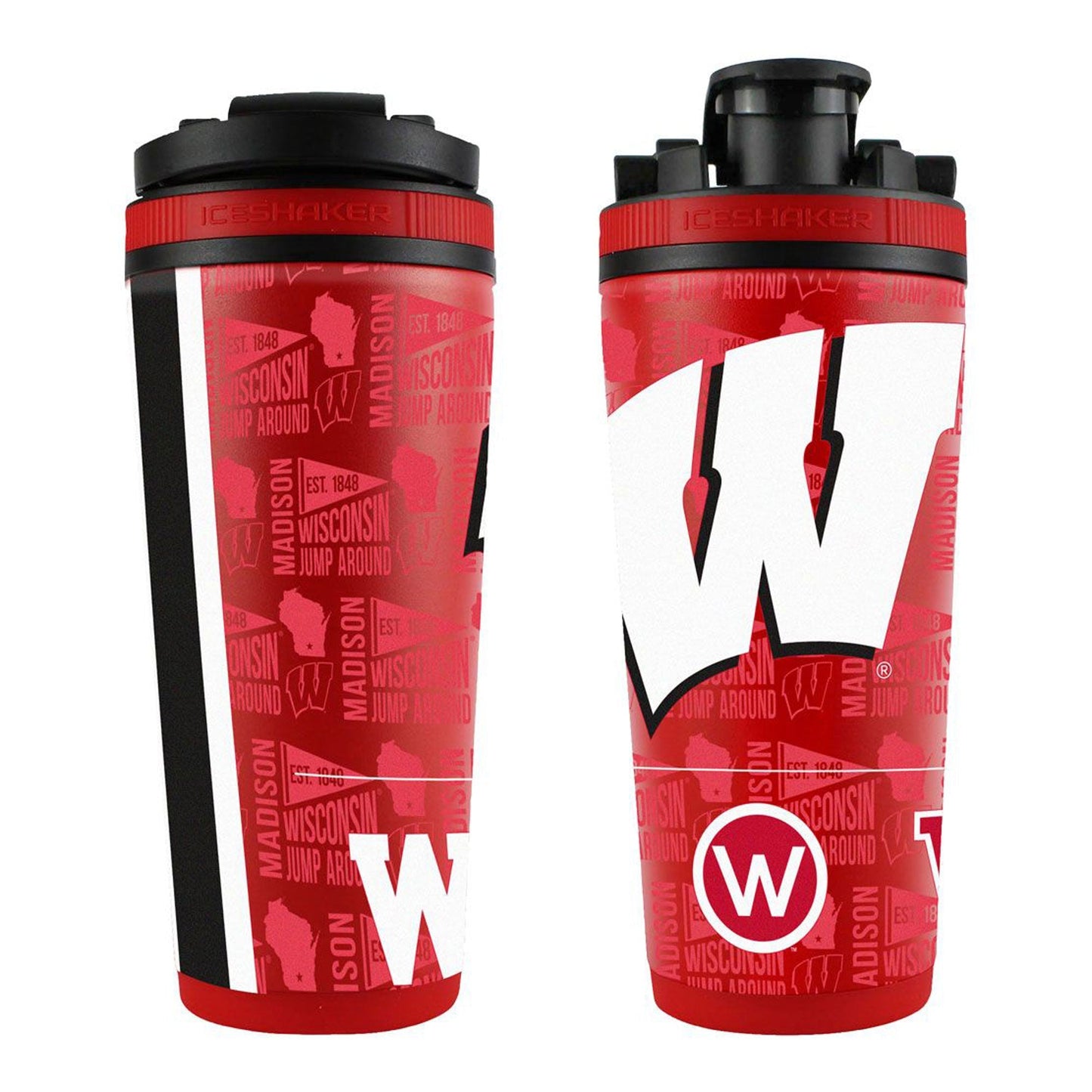 Officially Licensed University of Wisconsin 26oz Ice Shaker - Angler's Pro Tackle & Outdoors