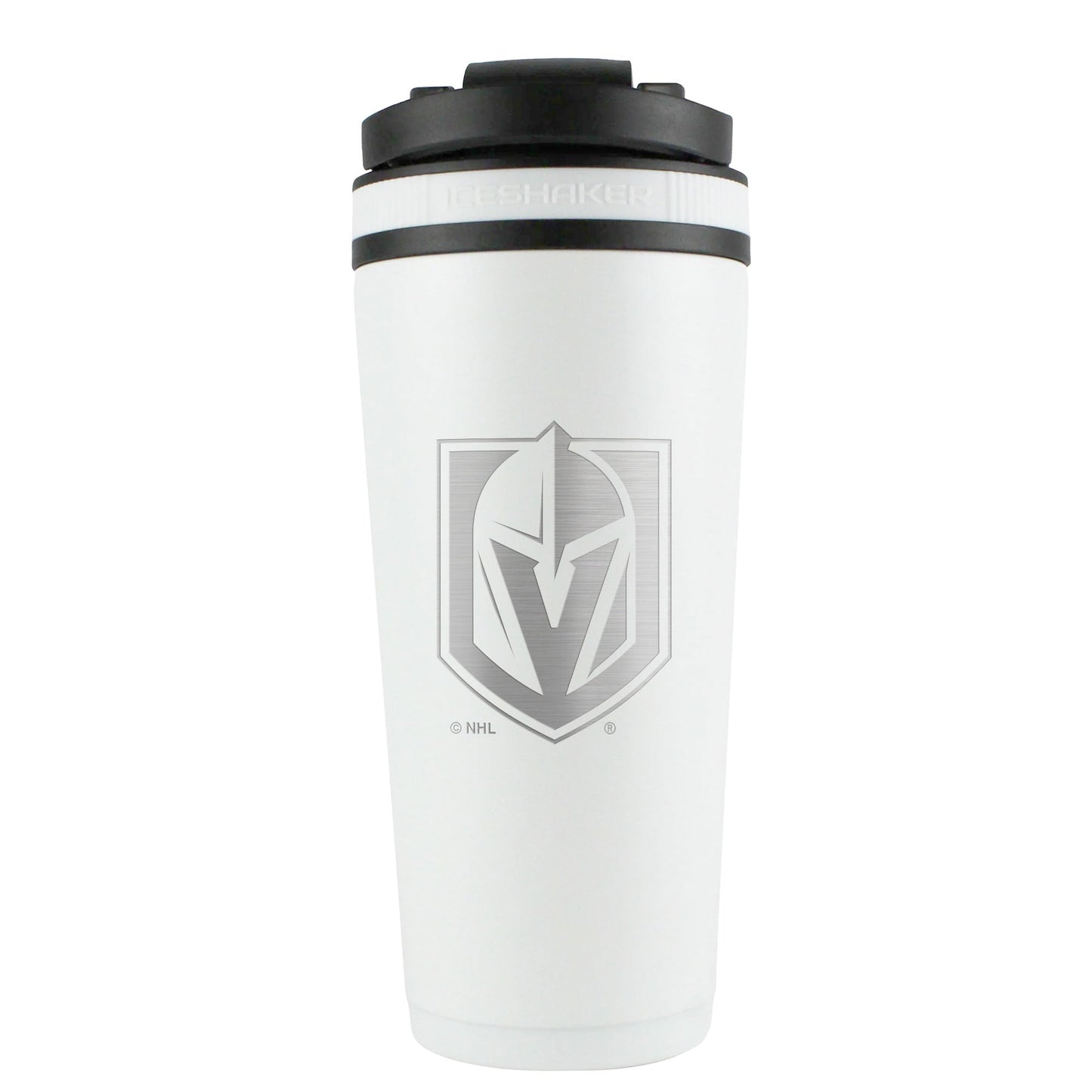 Officially Licensed Vegas Golden Knights 26oz Ice Shaker - White - Angler's Pro Tackle & Outdoors