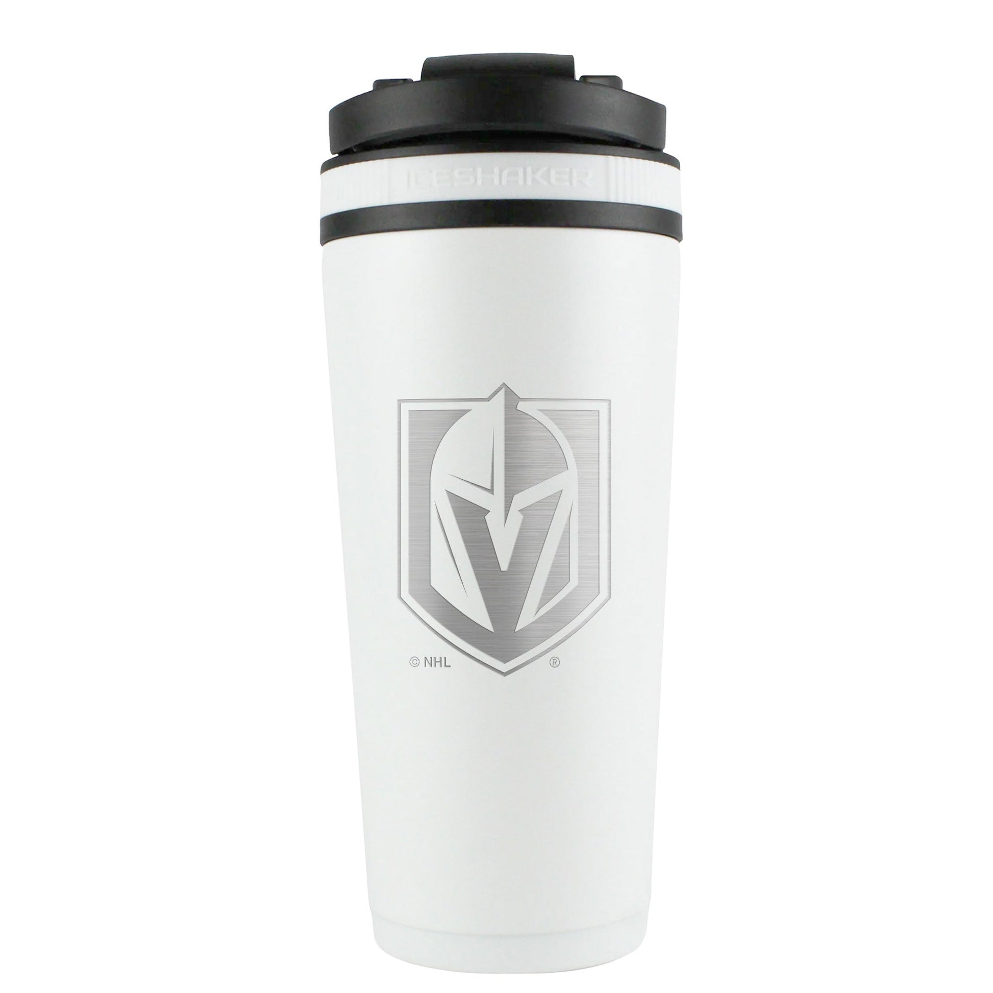 Officially Licensed Vegas Golden Knights 26oz Ice Shaker - White - Angler's Pro Tackle & Outdoors