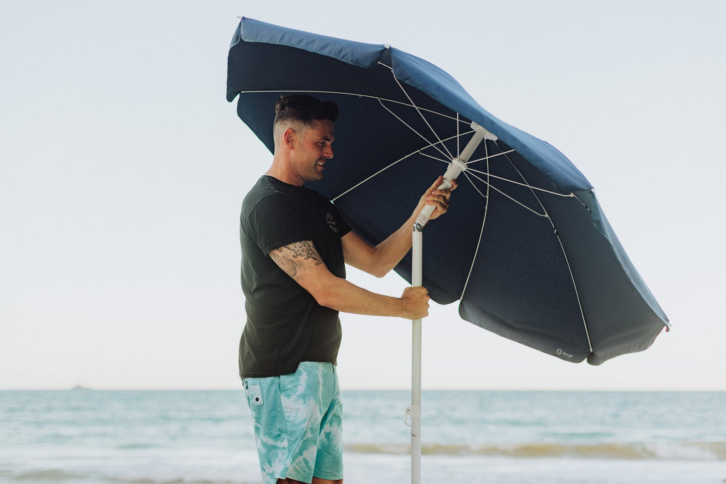 Picnic Time 5.5 Ft. Portable Beach Umbrella