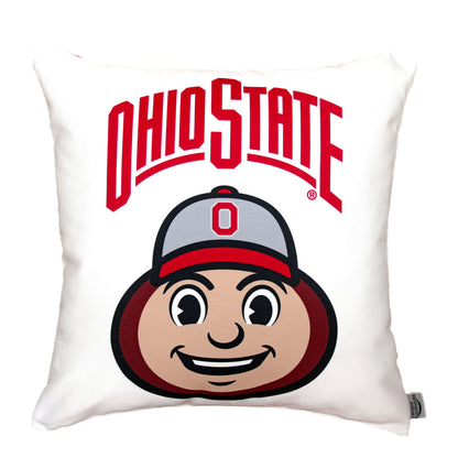 Campus Hammocks Ohio State Buckeyes Brutus Mascot Pillow Cover