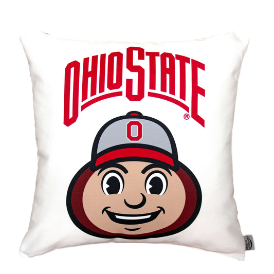 Campus Hammocks Ohio State Buckeyes Brutus Mascot Pillow Cover