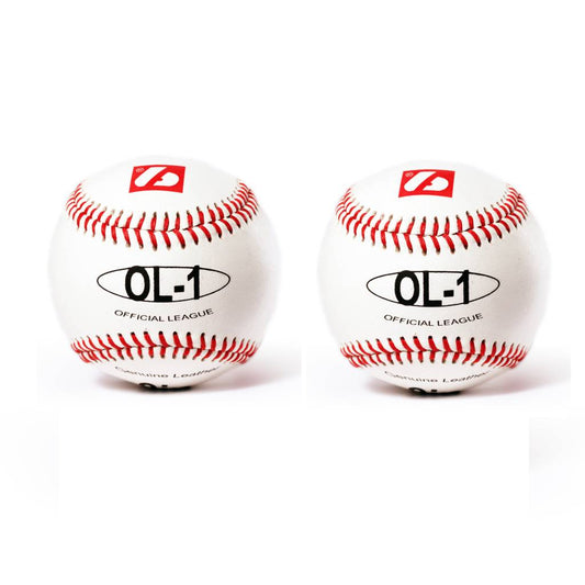 Barnett OL-1 Competition baseballs, Size 9" White, 2 pieces