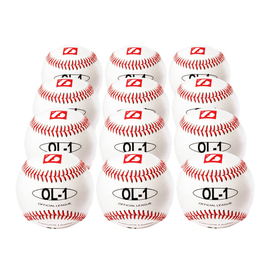 Barnett OL-1 Competition baseballs, Size 9" White, 1 dozen