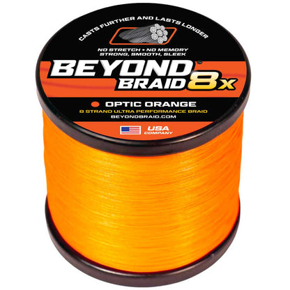 Beyond Braid - Optic Orange 8X- Ultra Performance 8 Strand