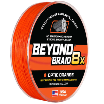 Beyond Braid - Optic Orange 8X- Ultra Performance 8 Strand