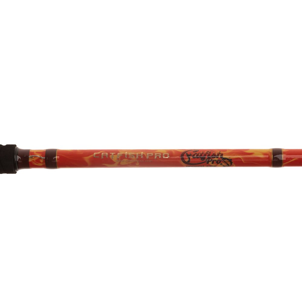 Catfish Pro Orange Dragon Fire Casting Glow Rod