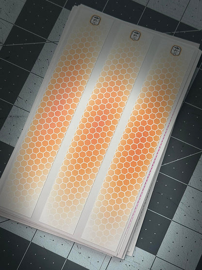 The Bowtique White Shadow Drop Honeycomb Arrow Wraps