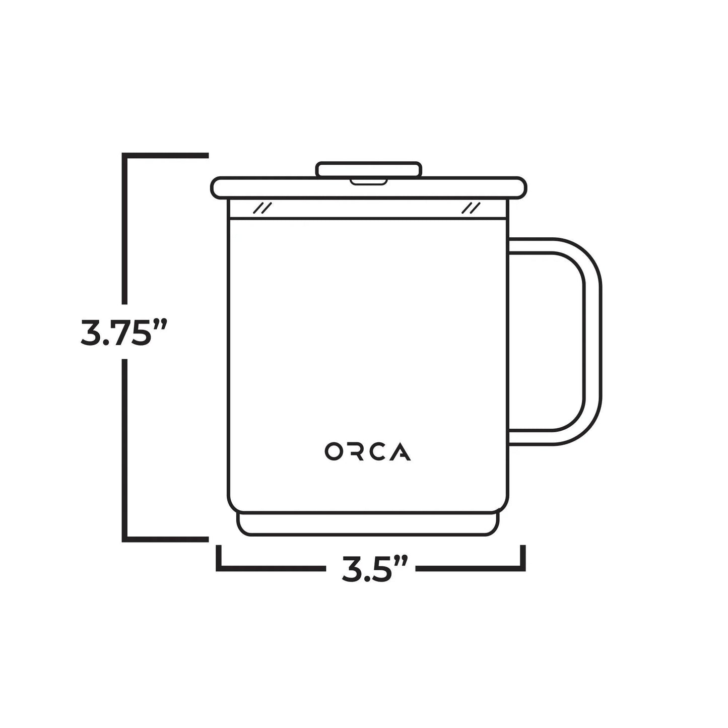 ORCA CAMPER™ 16OZ MUG TUMBLER - Angler's Pro Tackle & Outdoors