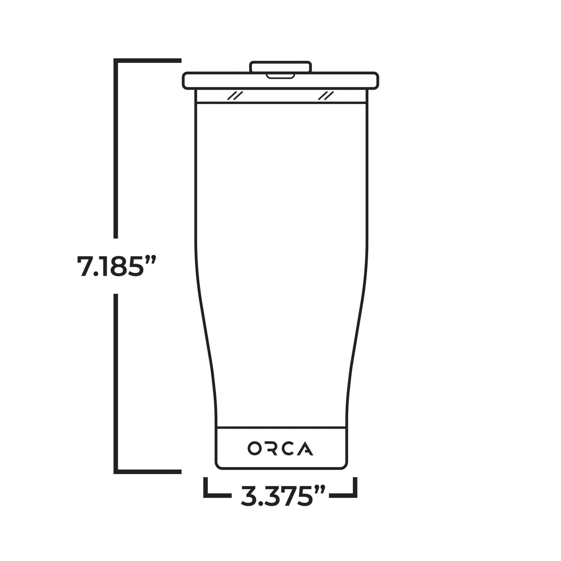 ORCA CHASER™ 16OZ TUMBLER with Lid for Hot and Cold Drinks, Insulated Stainless Steel - Angler's Pro Tackle & Outdoors