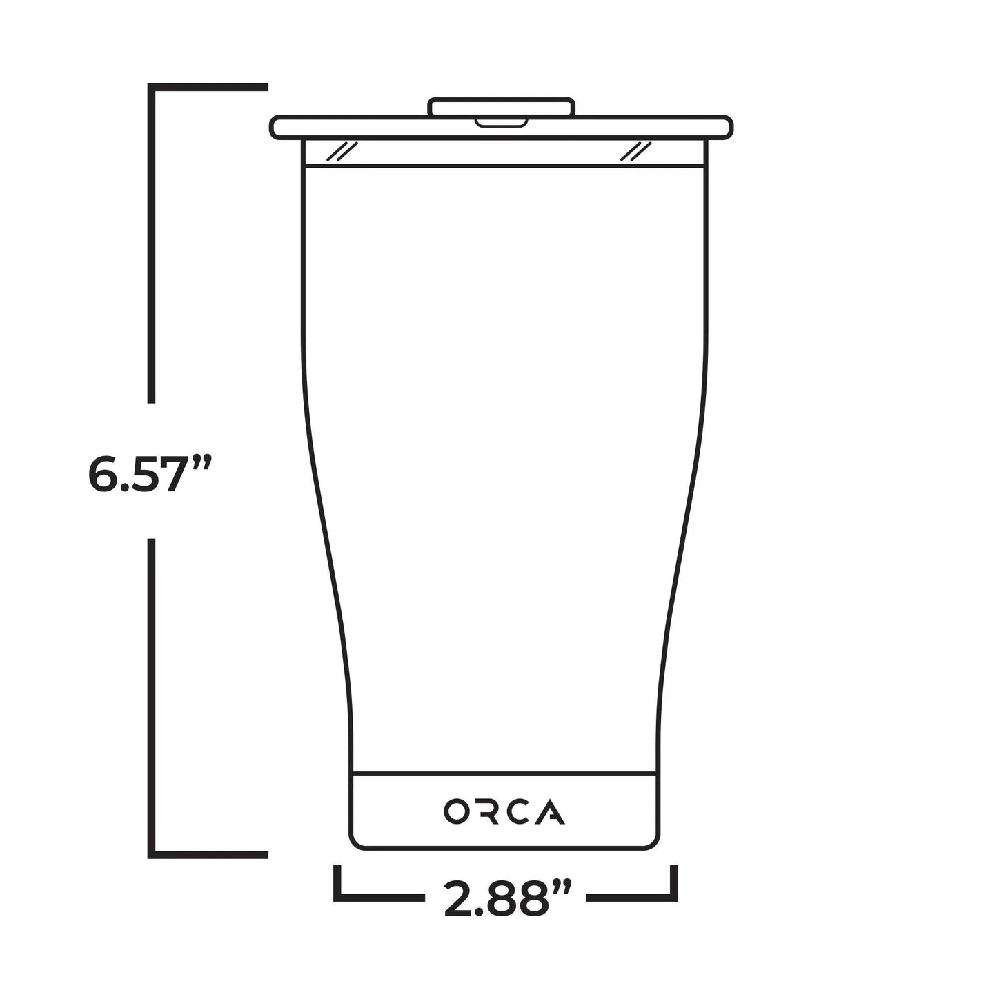 ORCA CHASER™ 22OZ TUMBLER with Lid for Hot and Cold Drinks, Insulated Stainless Steel - Angler's Pro Tackle & Outdoors