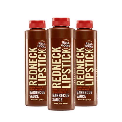 Redneck Lipstick 3-Pack Original Smoky Sweet & Spicy BBQ Sauce