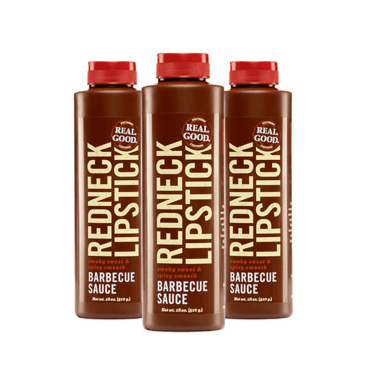 Redneck Lipstick 3-Pack Original Smoky Sweet & Spicy BBQ Sauce