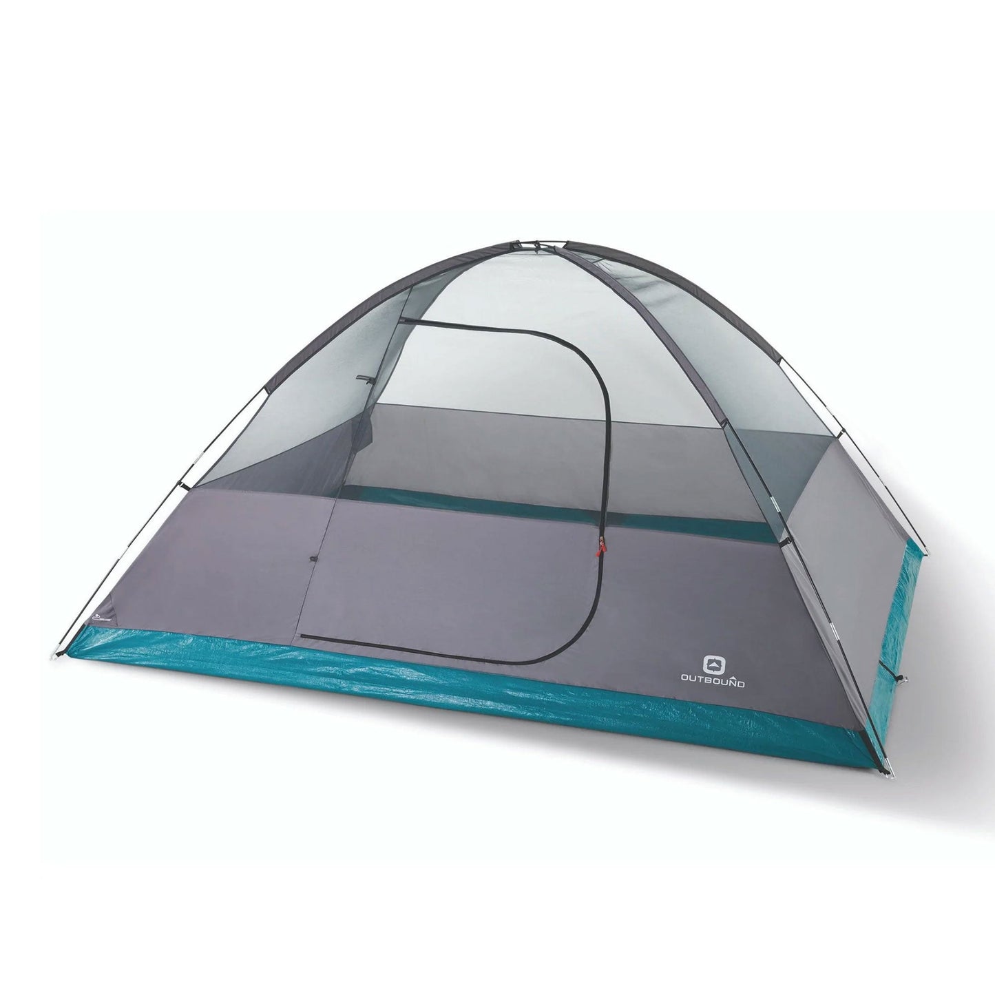 Outbound 8 Person 3 Season Camping Black - Out Dome Tent with Rainfly, Gray/White - Angler's Pro Tackle & Outdoors