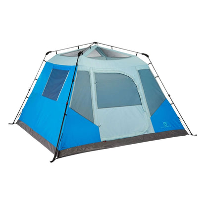 Outbound QuickCamp 6 Person 3 Season Cabin Tent with Rainfly and Carry Bag, Blue - Angler's Pro Tackle & Outdoors