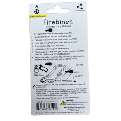 Outdoor Element Firebiner (Specialty Versions) - Angler's Pro Tackle & Outdoors
