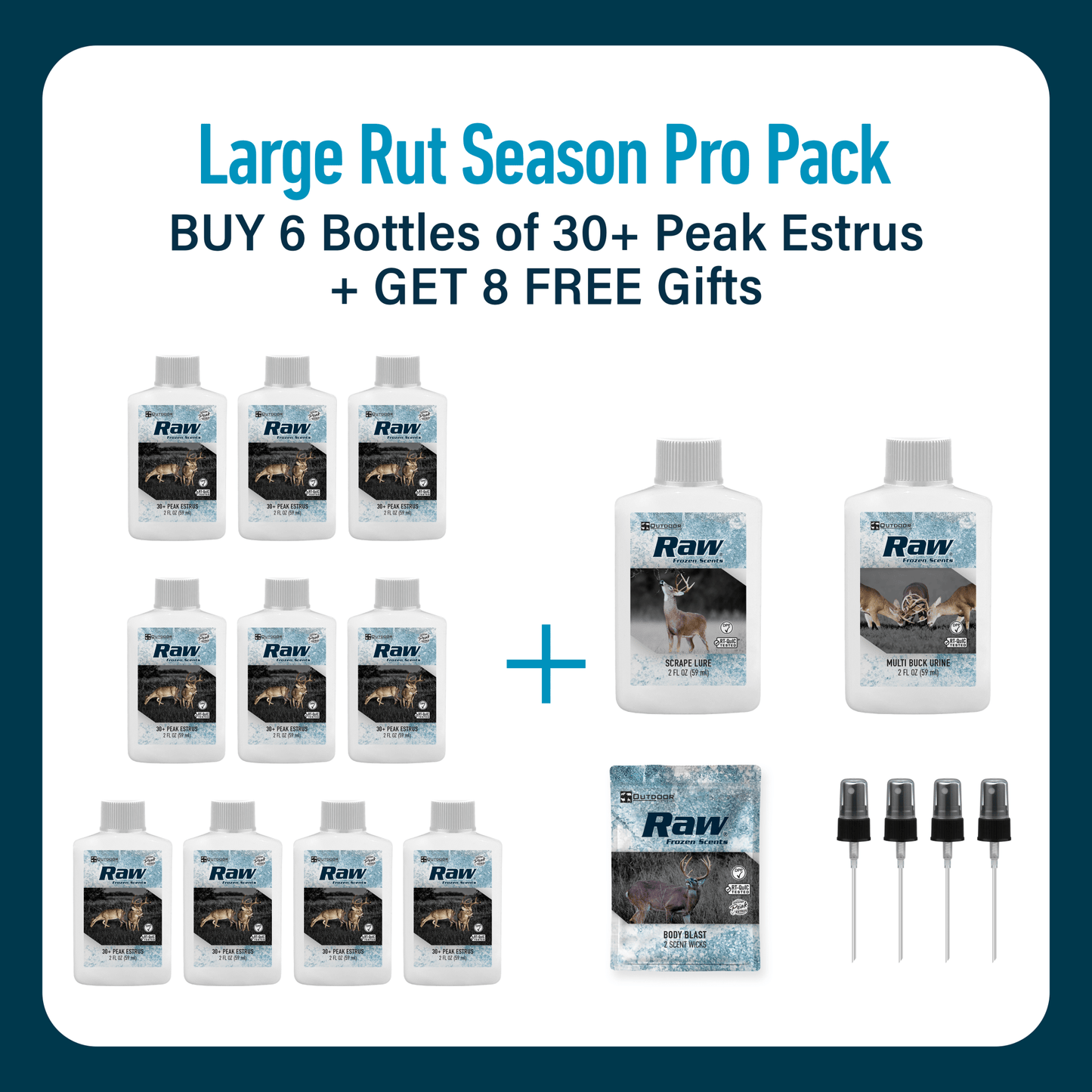 Outdoor Hunting Lab Rut Season Pro Packs - Angler's Pro Tackle & Outdoors