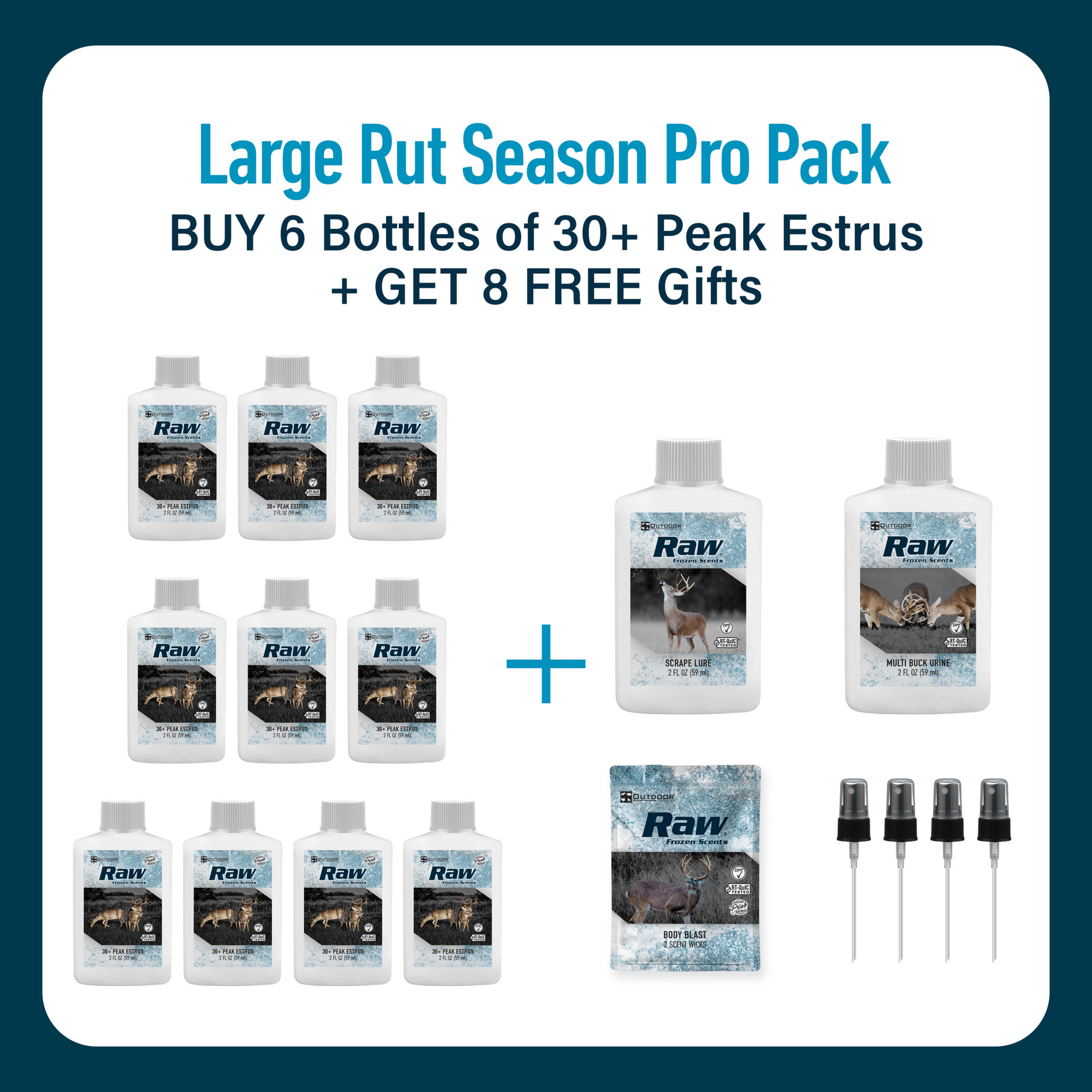 Outdoor Hunting Lab Rut Season Pro Packs - Angler's Pro Tackle & Outdoors