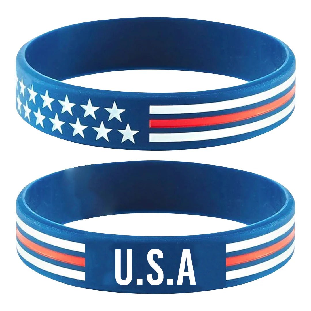 OutLaw Eyewear American Flag Rubber Wristband - Angler's Pro Tackle & Outdoors