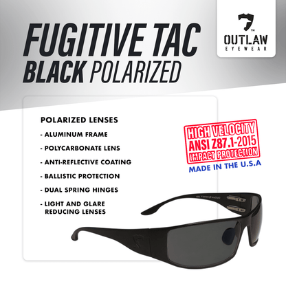 OutLaw Eyewear Custom Fugitive TAC - Angler's Pro Tackle & Outdoors