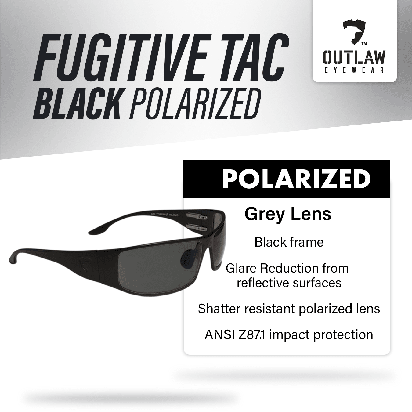 OutLaw Eyewear Custom Fugitive TAC - Angler's Pro Tackle & Outdoors