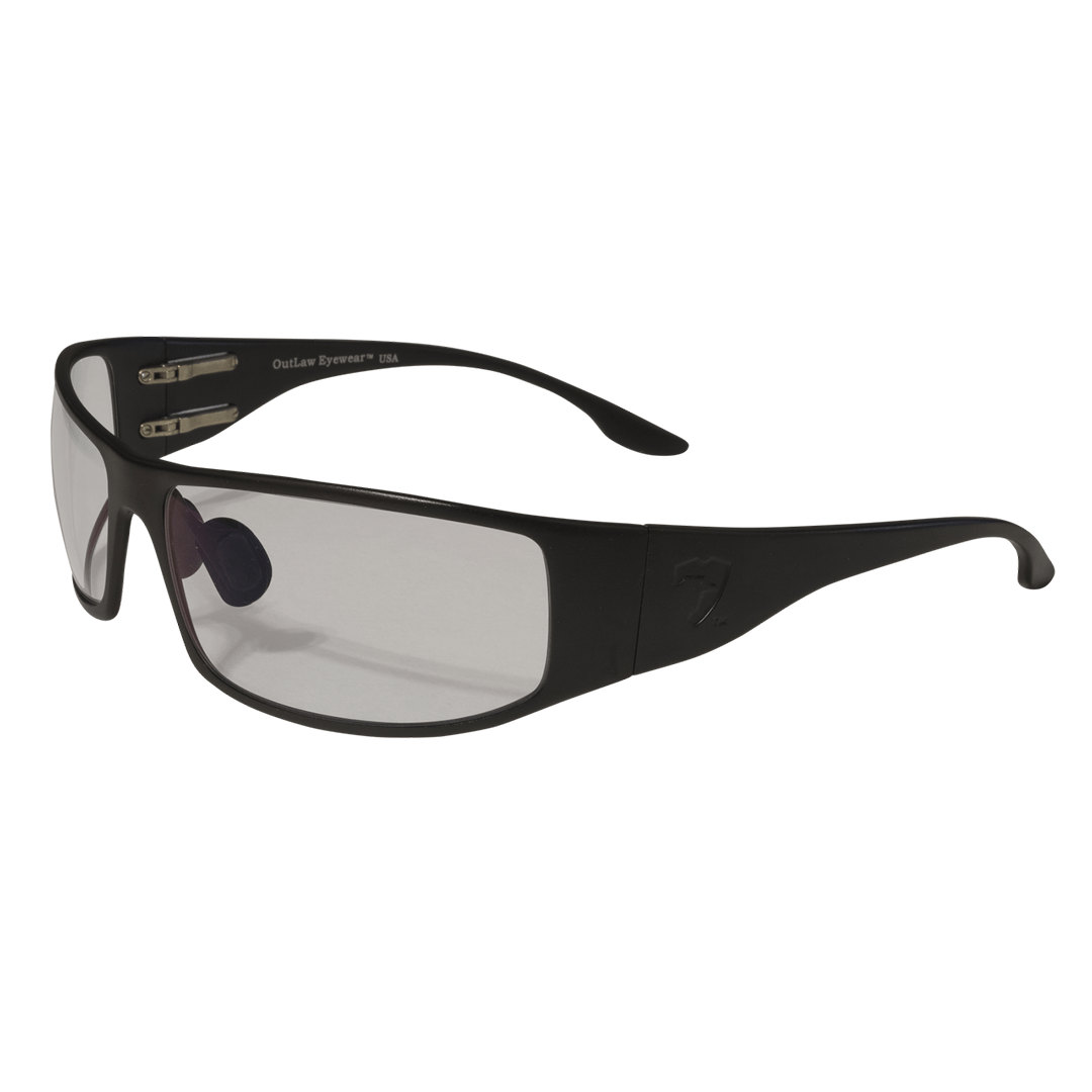 Outlaw Eyewear - Fugitive TAC Black / Pathfinder 4.0 Transition - ANSI Z87.1-2015 - Angler's Pro Tackle & Outdoors