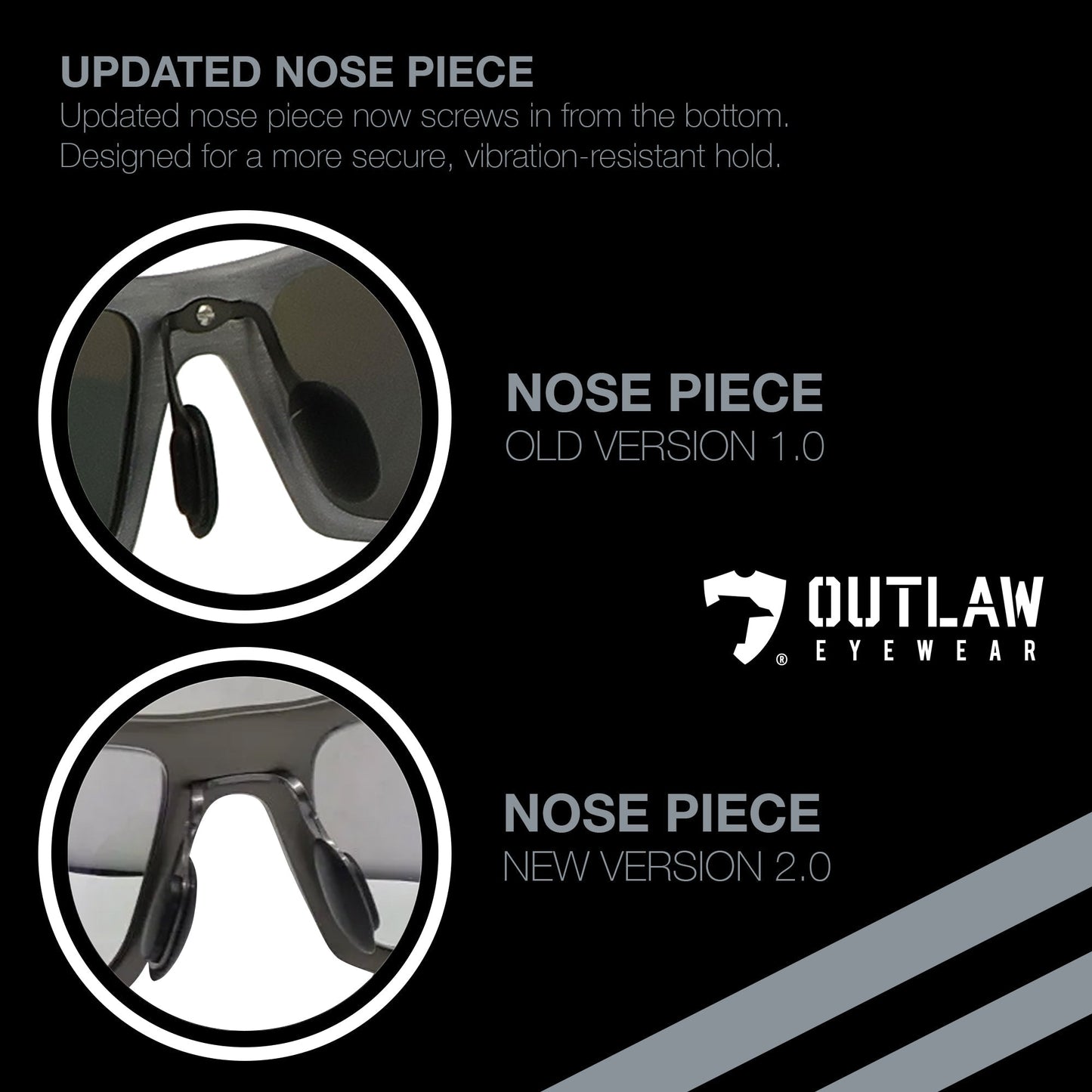 OutLaw Eyewear Fugitive TAC Sig Gray / Pathfinder 5.1 Transition - ANSI Z87.1 - 2015 - Angler's Pro Tackle & Outdoors