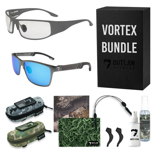 OutLaw Eyewear Fugitive TAC Sig Gray Vortex Box Bundle - Angler's Pro Tackle & Outdoors