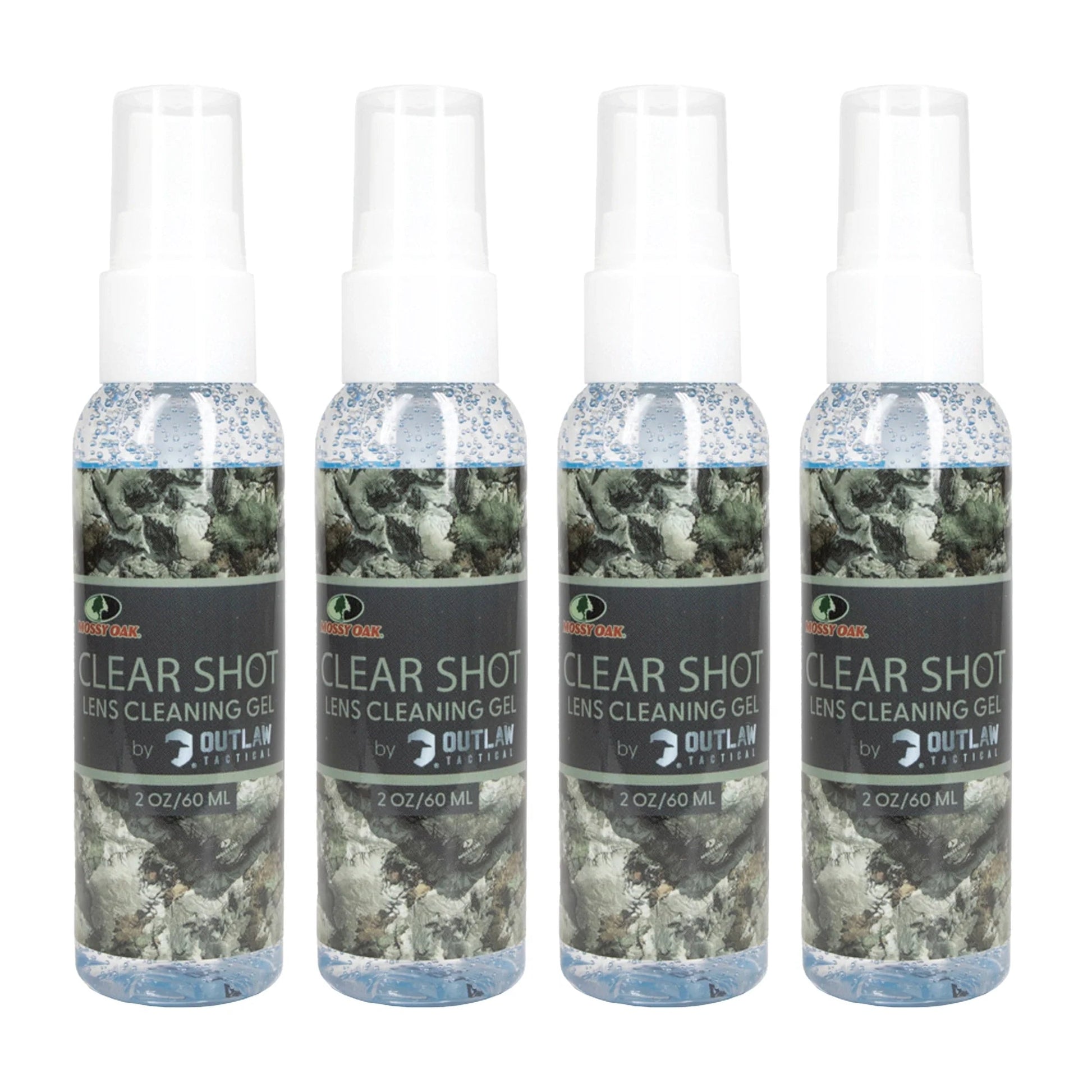 OutLaw Eyewear Mossy Oak ClearShot 2 Oz. Lens Cleaner Spray - 4 Pack - Angler's Pro Tackle & Outdoors