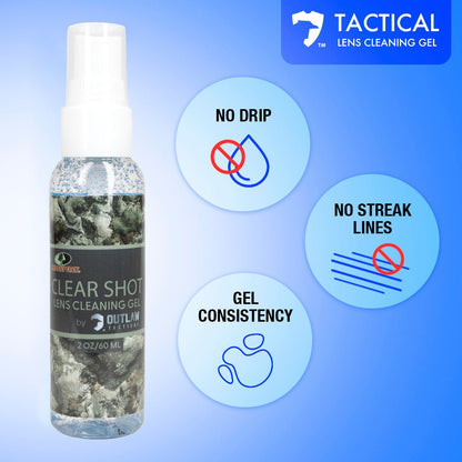 OutLaw Eyewear Mossy Oak ClearShot 2 Oz. Lens Cleaner Spray - 4 Pack - Angler's Pro Tackle & Outdoors
