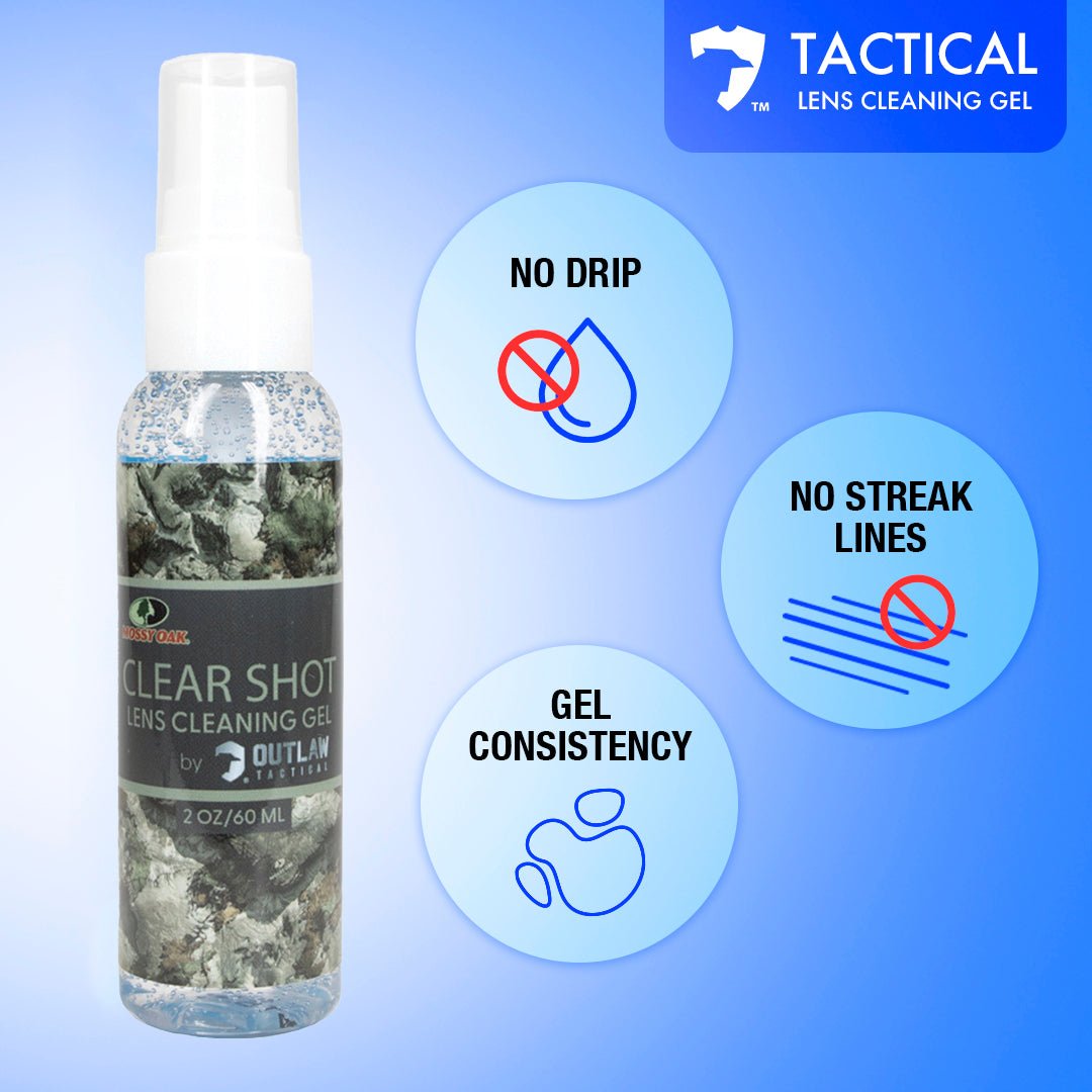 OutLaw Eyewear Mossy Oak ClearShot 2 Oz. Lens Cleaner Spray (50% Off) - Angler's Pro Tackle & Outdoors