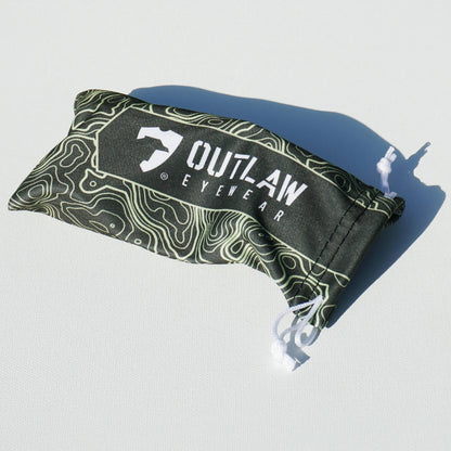 OutLaw Eyewear NVG Camo Glasses Cleaning Pouch - Angler's Pro Tackle & Outdoors