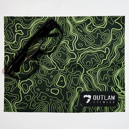 OutLaw Eyewear NVG Camo Oversized Cleaning Cloth - Angler's Pro Tackle & Outdoors