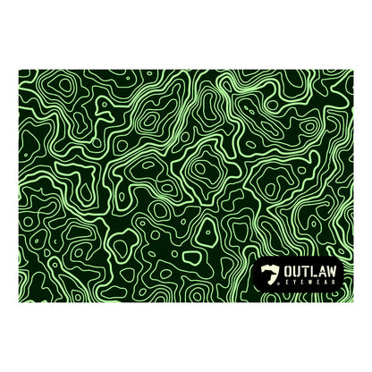 OutLaw Eyewear NVG Camo Oversized Cleaning Cloth - Angler's Pro Tackle & Outdoors