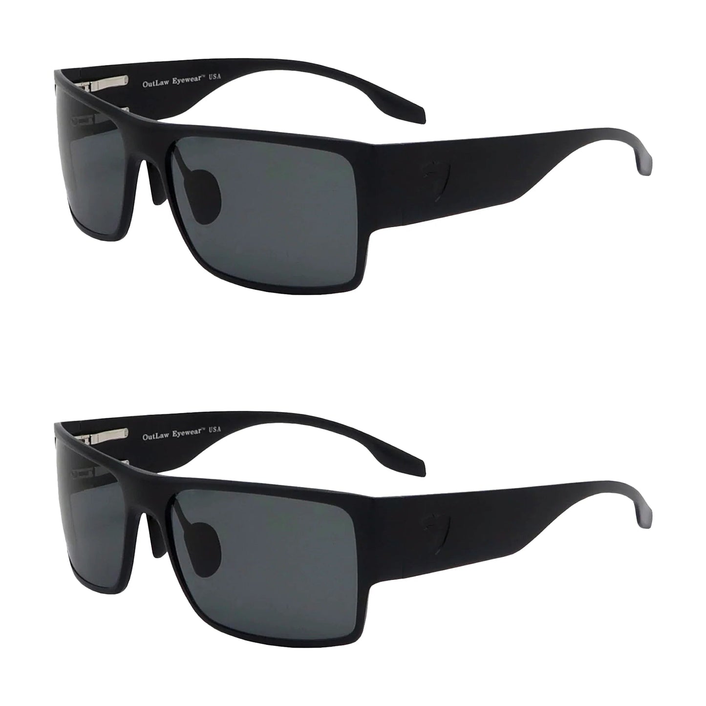 OutLaw Eyewear Raider TAC Black / Polarized - 2 Pack - Angler's Pro Tackle & Outdoors