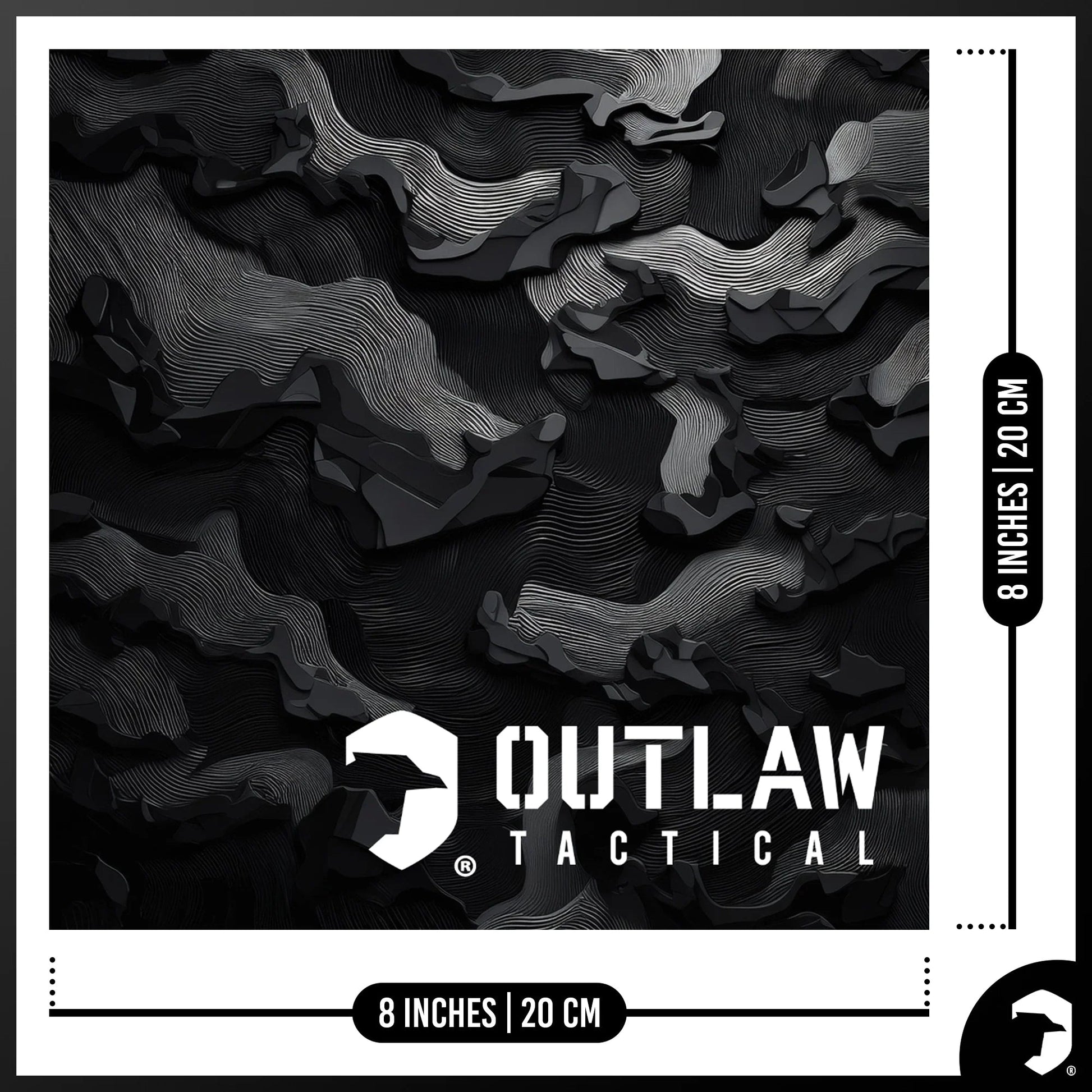 OutLaw Eyewear TOPO Camo Tactical Cleaning Cloth - Angler's Pro Tackle & Outdoors