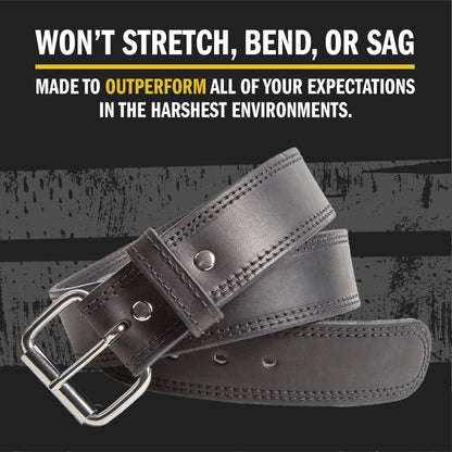 Relentless Tactical The Colossal Concealed Carry CCW Gun Belt - Black - 1 3/4 inch - Made in USA - Lifetime Warranty
