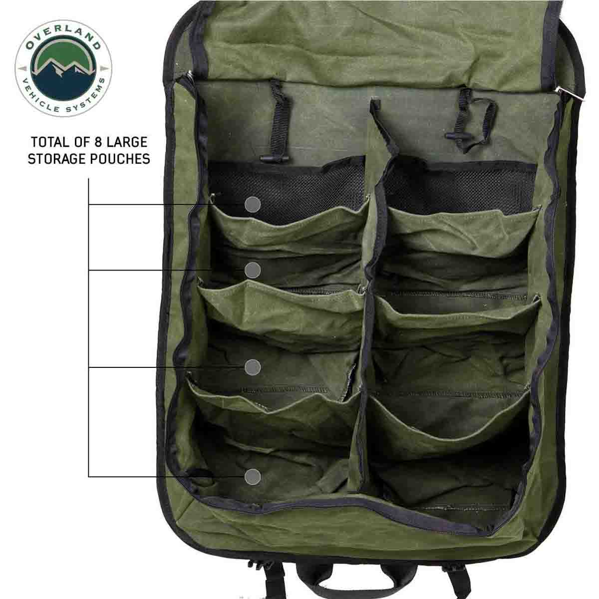 Overland Vehicle Systems Camping Gear Storage Bag - #16 Waxed Canvas - Angler's Pro Tackle & Outdoors