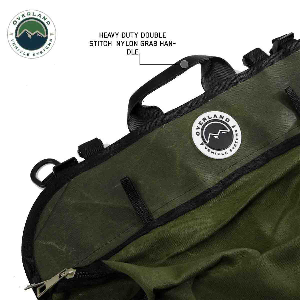 Overland Vehicle Systems Camping Gear Storage Bag - #16 Waxed Canvas - Angler's Pro Tackle & Outdoors