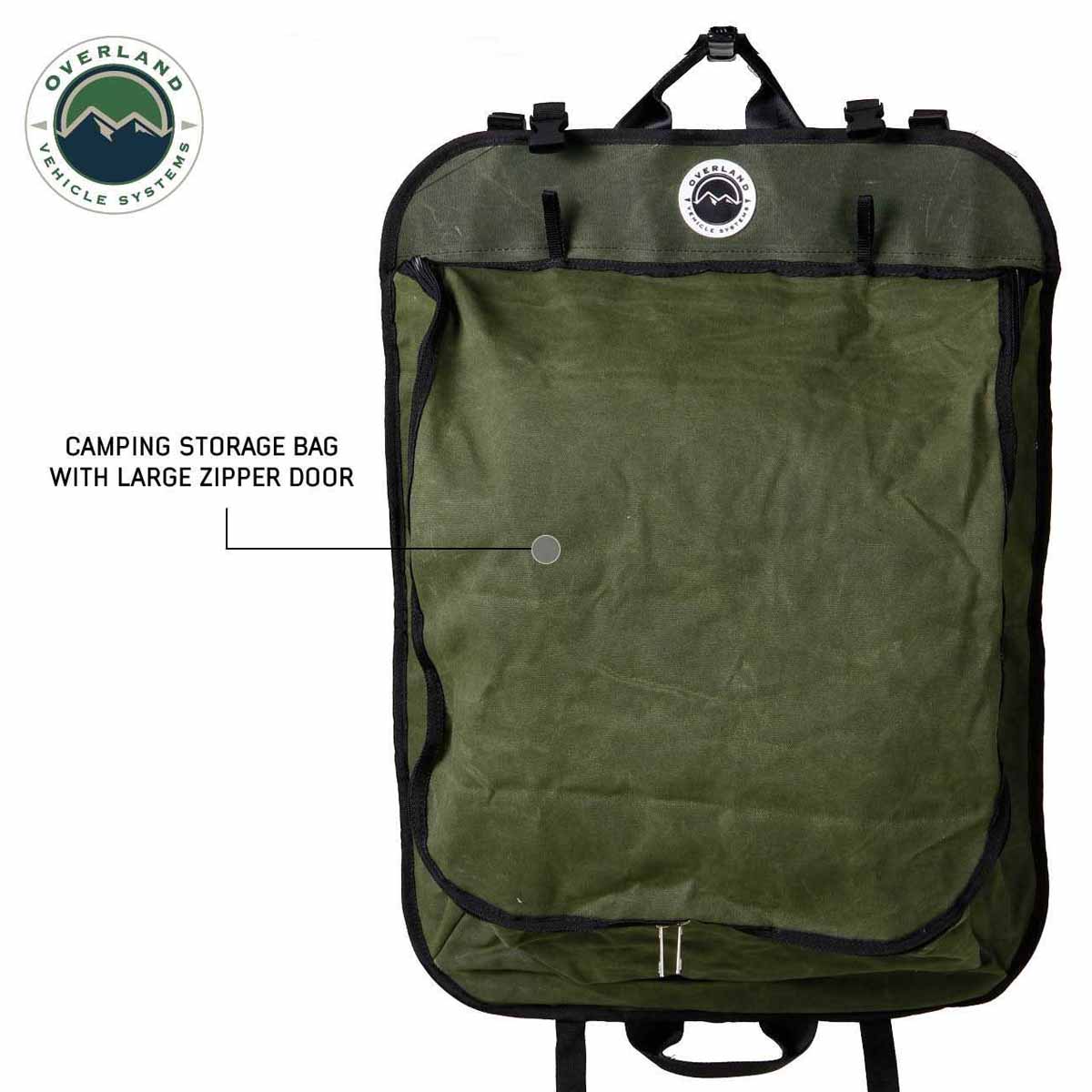 Overland Vehicle Systems Camping Gear Storage Bag - #16 Waxed Canvas - Angler's Pro Tackle & Outdoors