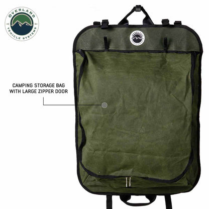 Overland Vehicle Systems Camping Gear Storage Bag - #16 Waxed Canvas - Angler's Pro Tackle & Outdoors