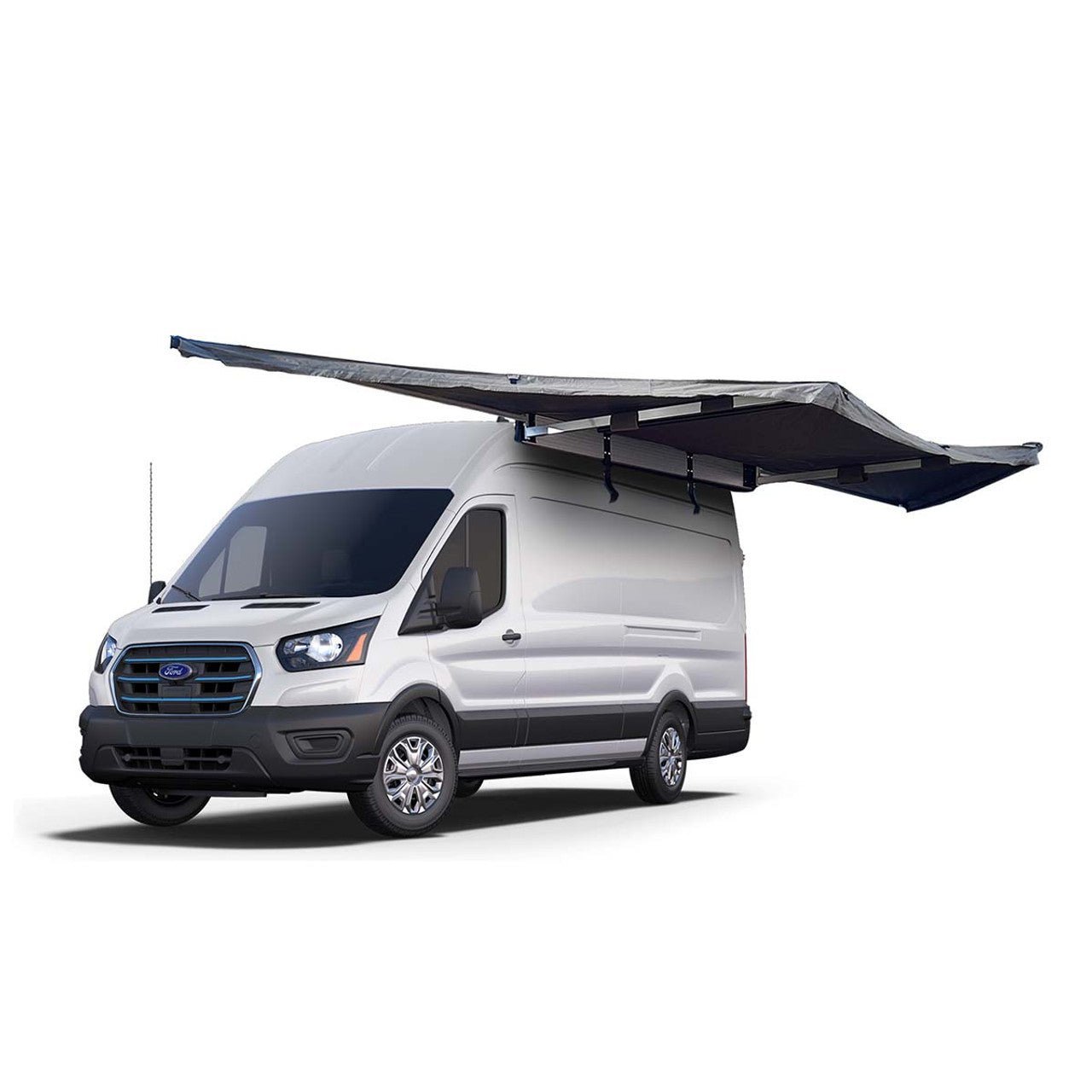 Overland Vehicle Systems HD Nomadic 180 Degree Awning with Bracket Kit for Mid - High Roofline Vans - Angler's Pro Tackle & Outdoors