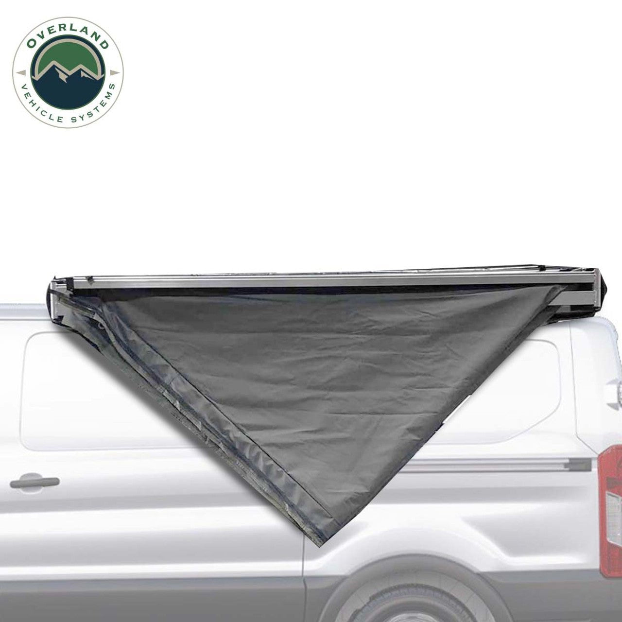 Overland Vehicle Systems HD Nomadic 180 Degree Awning with Bracket Kit for Mid - High Roofline Vans - Angler's Pro Tackle & Outdoors