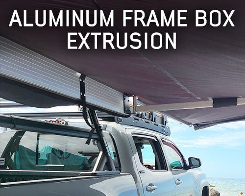 Overland Vehicle Systems HD Nomadic 180 Degree Awning with Bracket Kit for Mid - High Roofline Vans - Angler's Pro Tackle & Outdoors