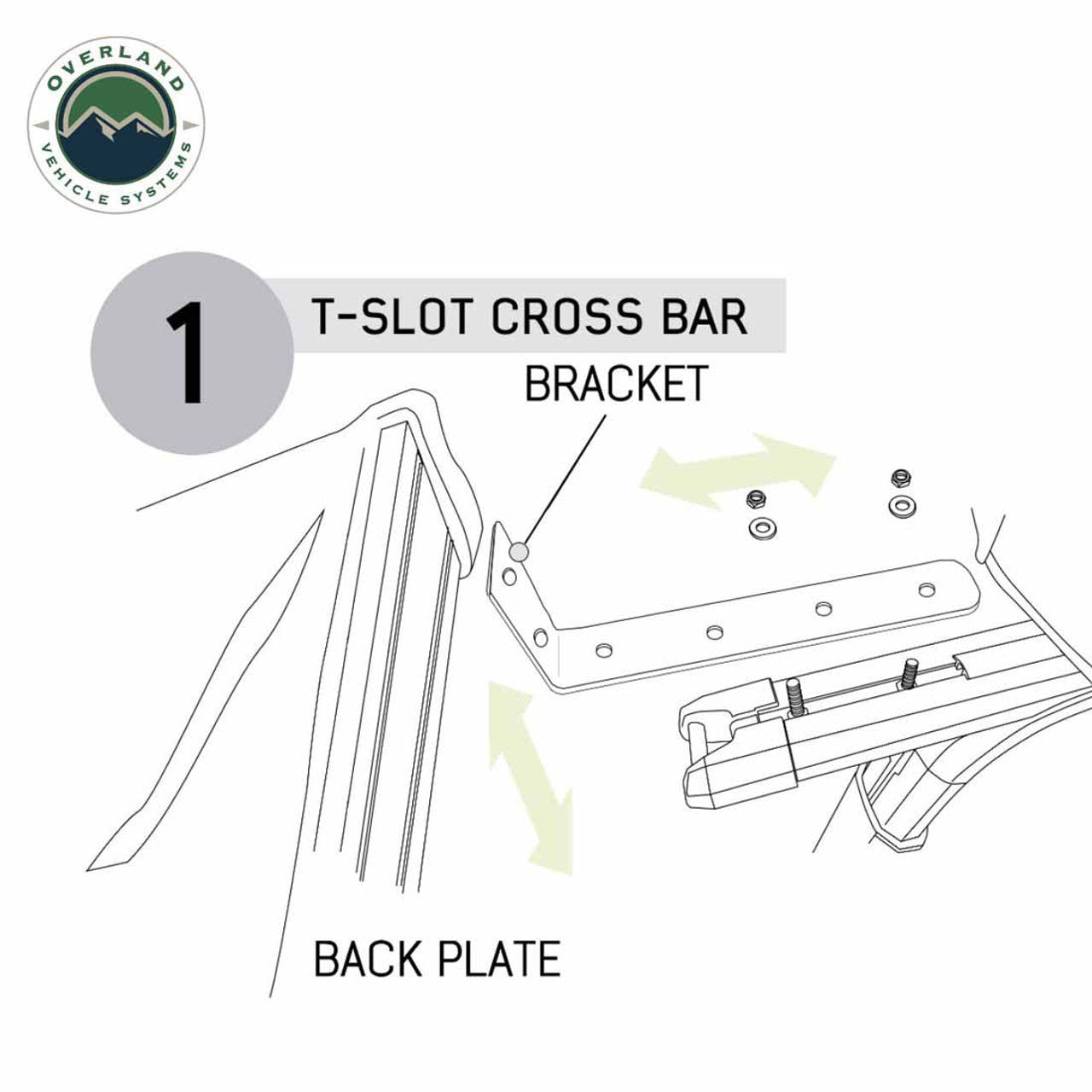 Overland Vehicle Systems HD Nomadic 180 LTE Awning - Dark Grey with Black Travel Cover Universal - Angler's Pro Tackle & Outdoors