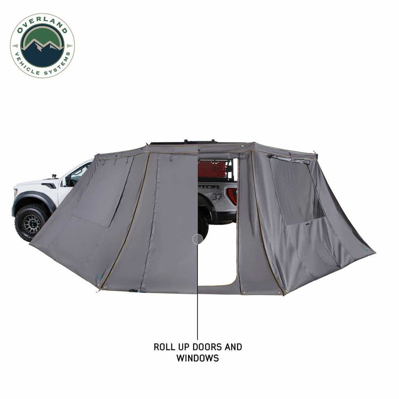 Overland Vehicle Systems HD Nomadic 180 LTE Awning Wall with Windows - Angler's Pro Tackle & Outdoors