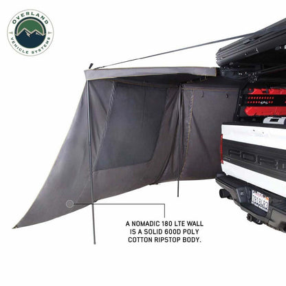Overland Vehicle Systems HD Nomadic 180 LTE Awning Wall with Windows - Angler's Pro Tackle & Outdoors