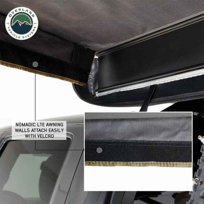 Overland Vehicle Systems HD Nomadic 180 LTE Awning Wall with Windows - Angler's Pro Tackle & Outdoors